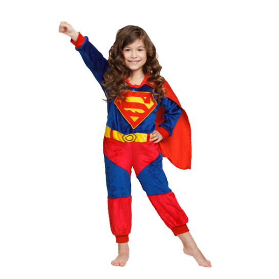 Onesie Kigurumi Superman lapsille