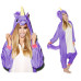 Onesie Kigurumi Violetti Yksisarvinen