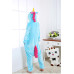 Onesie Kigurumi Turkoosinvärinen Yksisarvinen