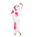 Onesie Kigurumi Valkoinen Yksisarvinen