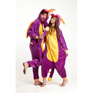 Onesie Kigurumi Lohikäärme Spyro